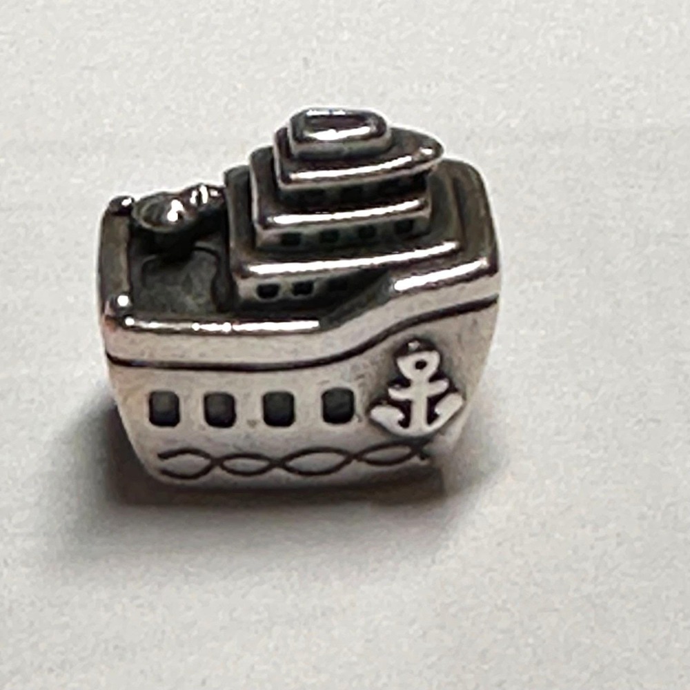 Pandora Cruise Ship Charm Sterling Silver S925 ALE Retired Nautical Travel Bead
